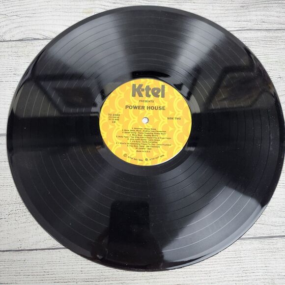 Various – Power House - 1976 - K-Tel TU 2460 Vinyl LP VG - 20 Hits - 20 Stars - Picture 8 of 11
